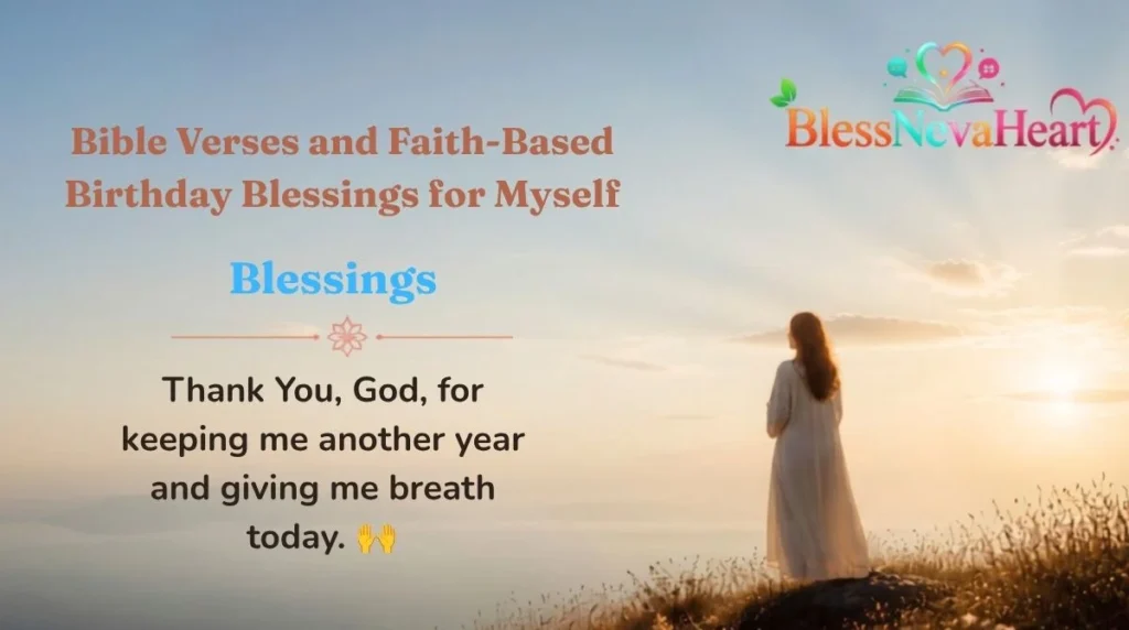 Bible Verses and Faith-Based Birthday Blessings for Myself