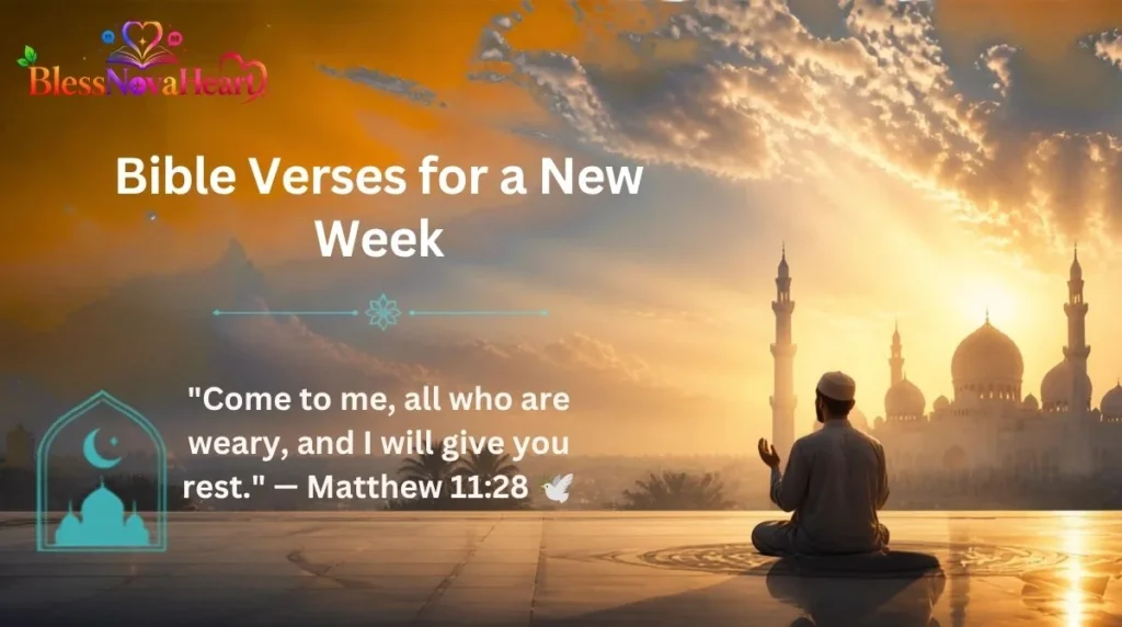 Bible Verses for a New Week