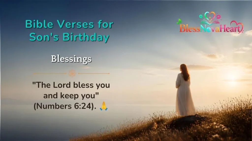 Bible Verses for Son's Birthday
