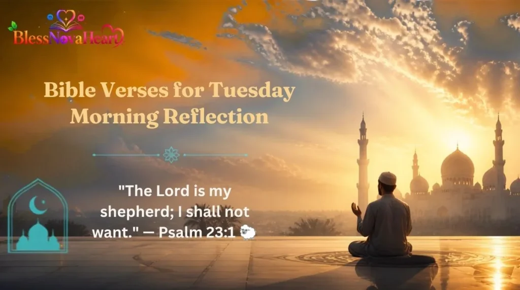 Bible Verses for Tuesday Morning Reflection
