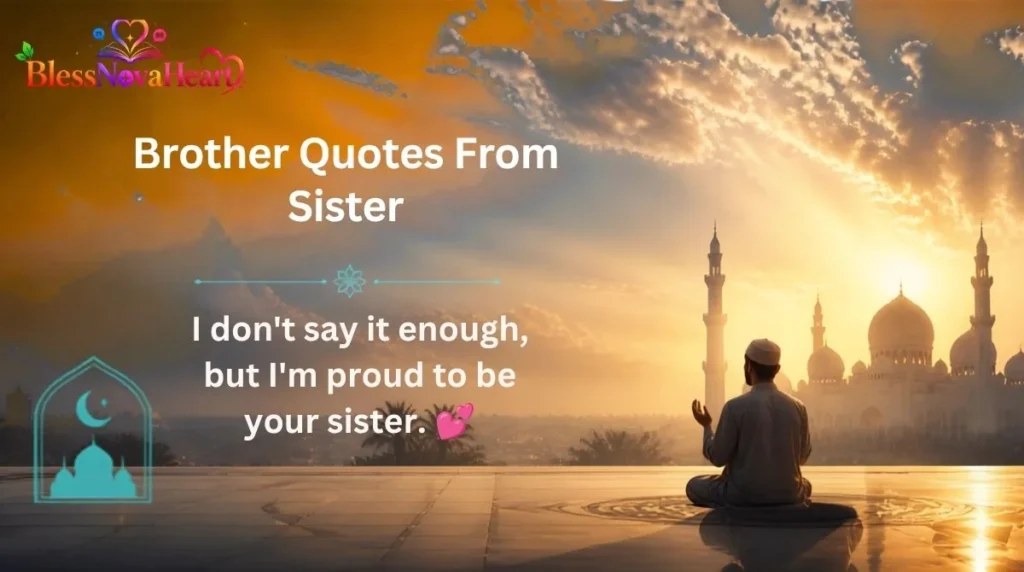 Brother Quotes From Sister