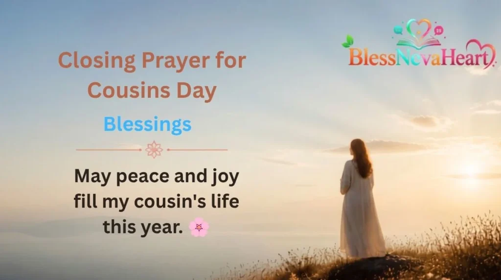 Closing Prayer for Cousins Day