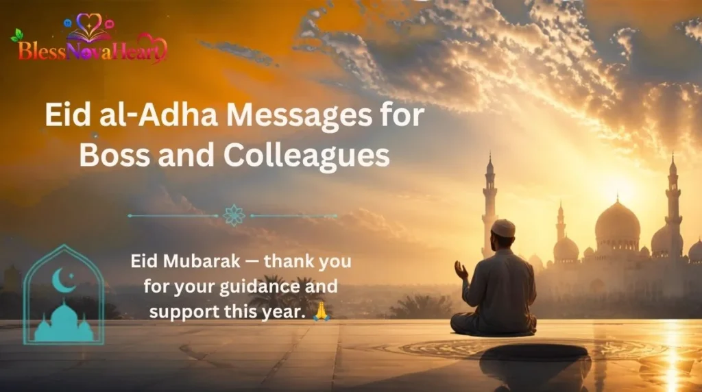 Eid al-Adha Messages for Boss and Colleagues
