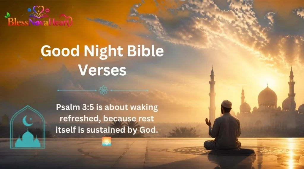 Good Night Bible Verses