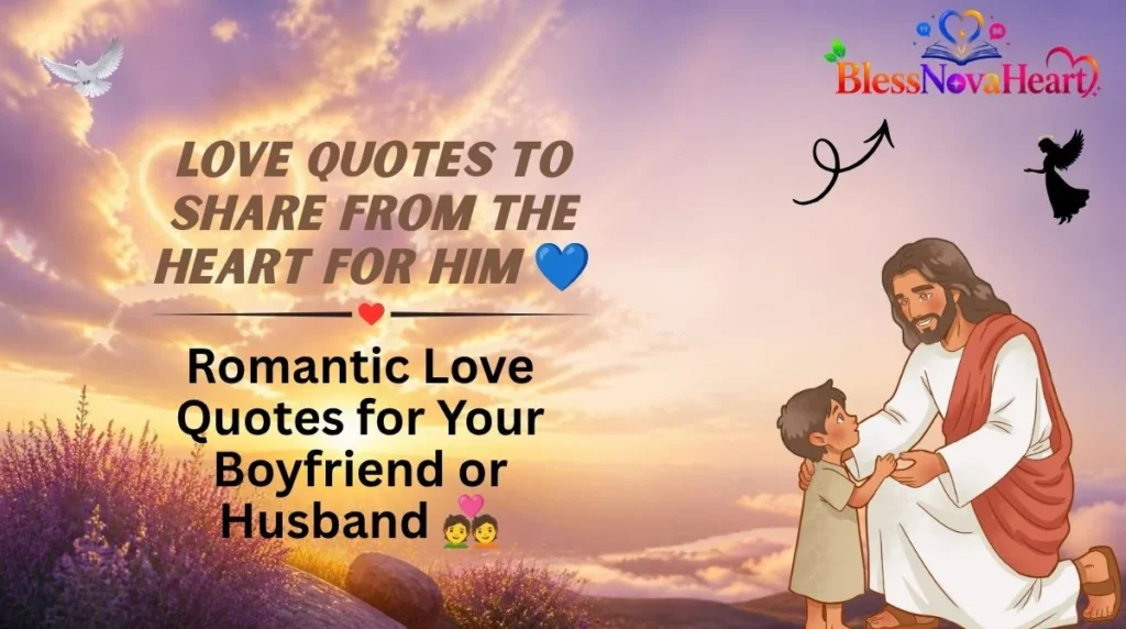 Love Quotes to Share from the Heart for Him 💙