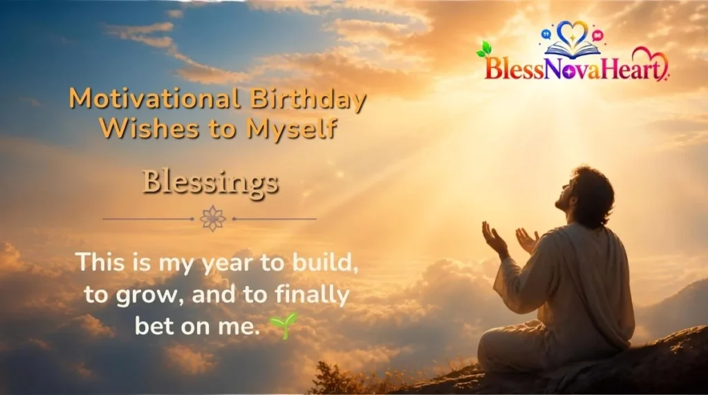 Motivational Birthday Wishes to Myself
