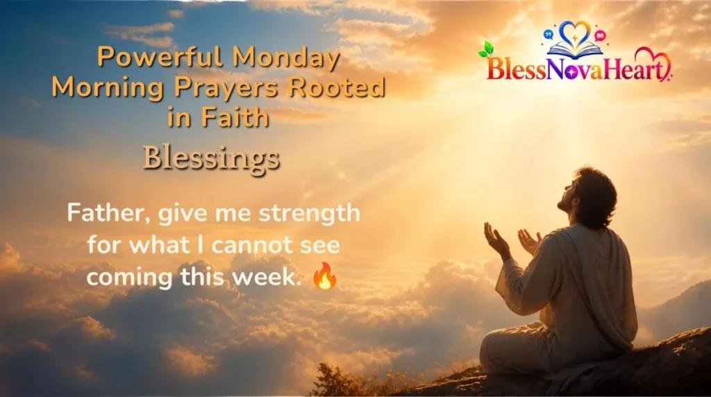 Powerful Monday Morning Prayers Rooted in Faith