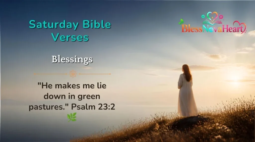 Saturday Bible Verses
