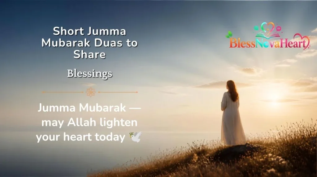 Short Jumma Mubarak Duas to Share