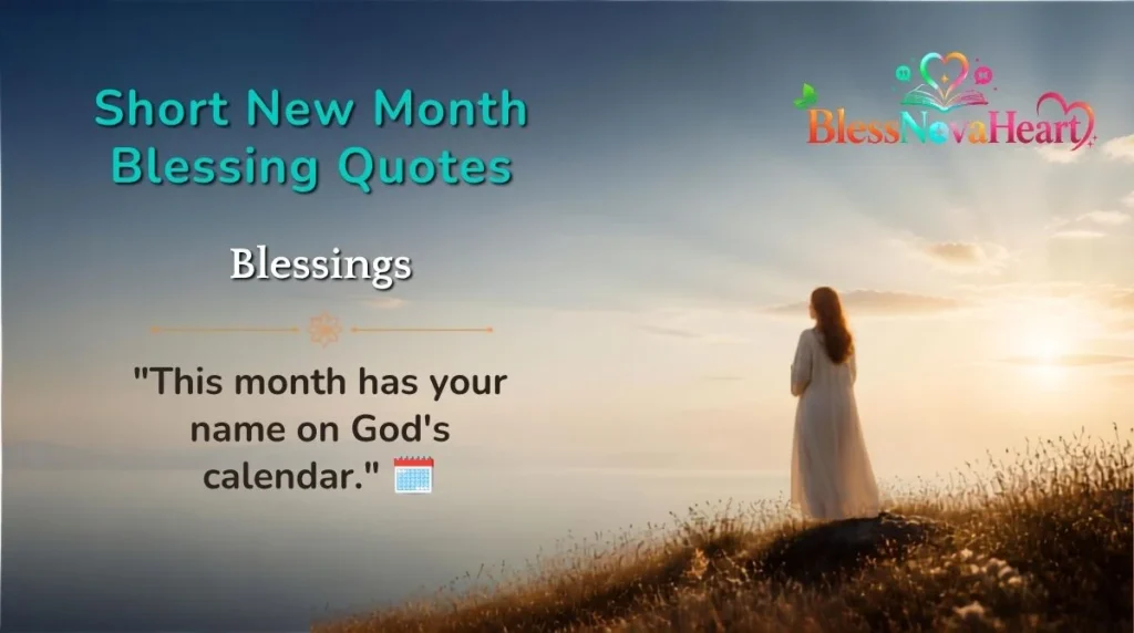 Short New Month Blessing Quotes