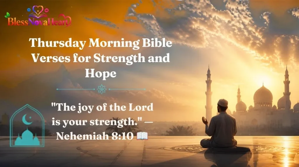 Thursday Morning Bible Verses for Strength and Hope