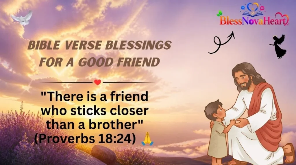 Bible Verse Blessings for a Good Friend