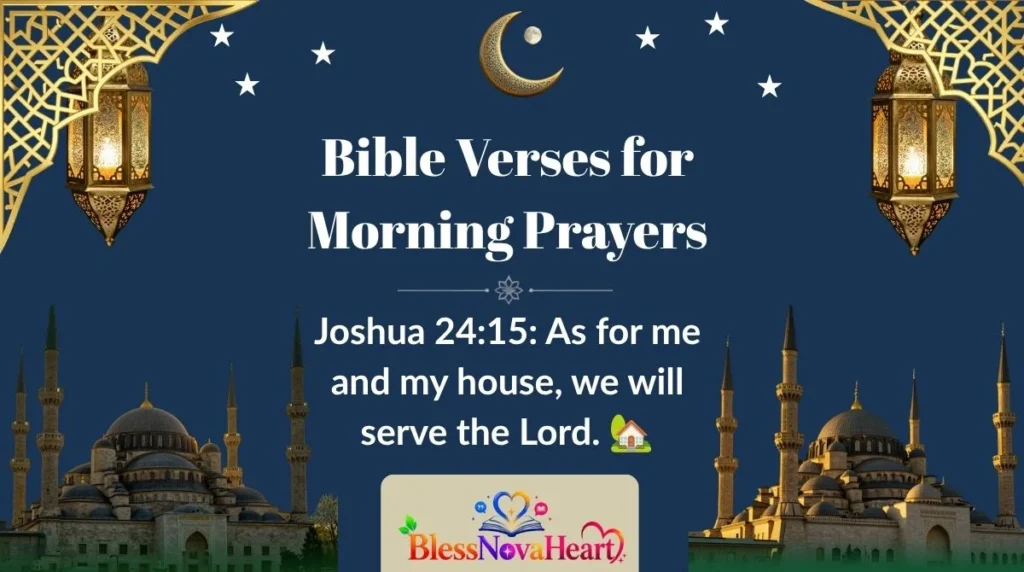 Bible Verses for Morning Prayers