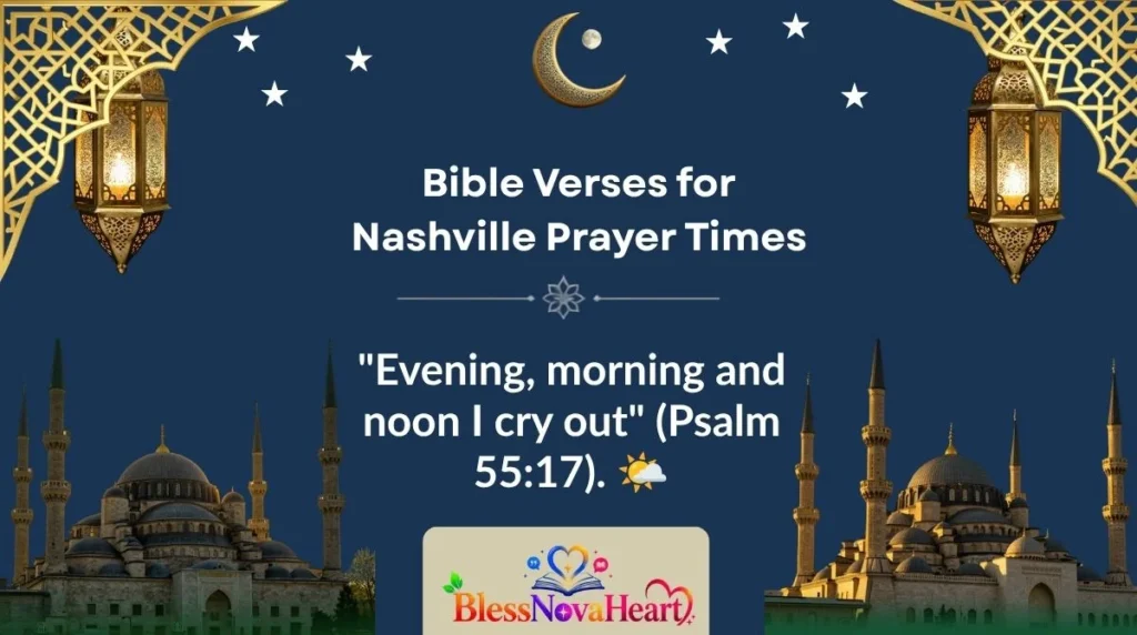 Bible Verses for Nashville Prayer Times