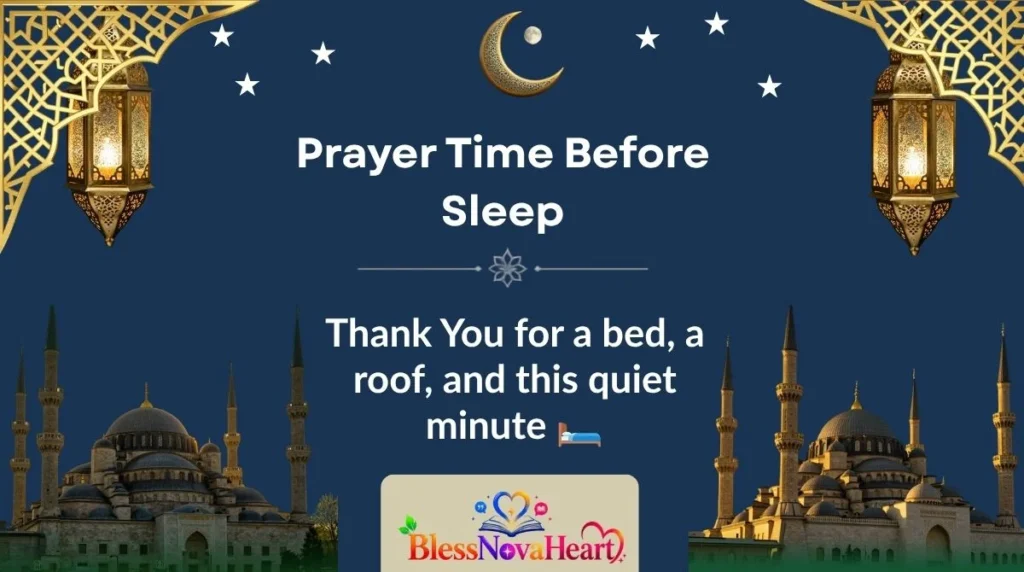 Prayer Time Before Sleep