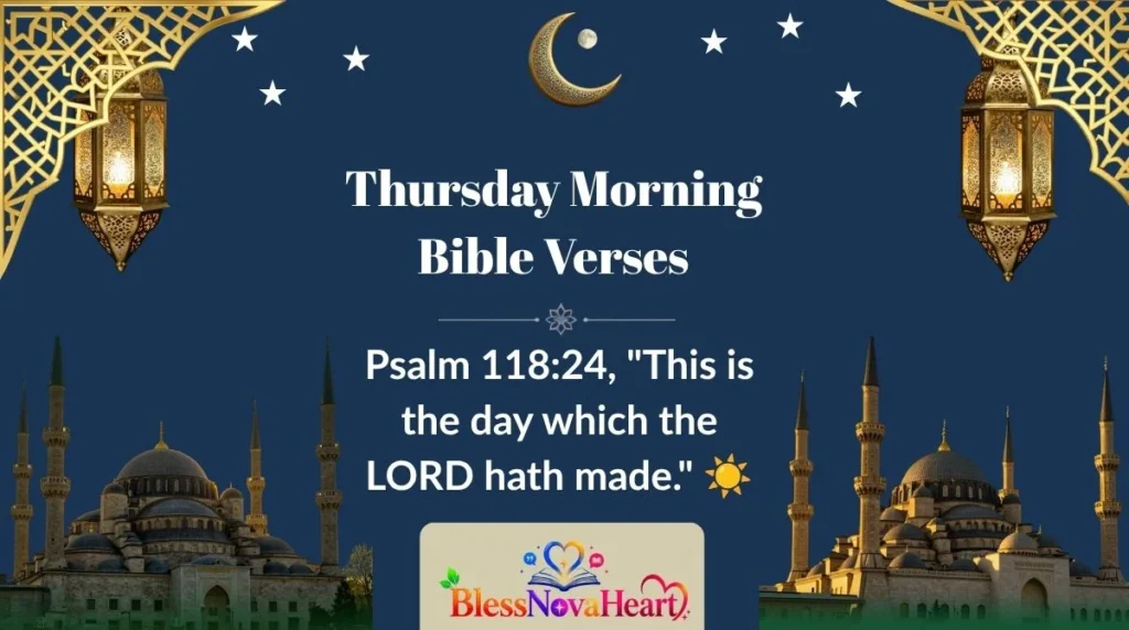 Thursday Morning Bible Verses