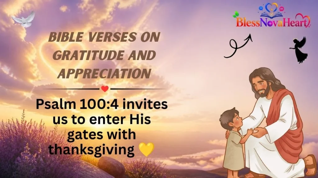 Bible Verses on Gratitude and Appreciation