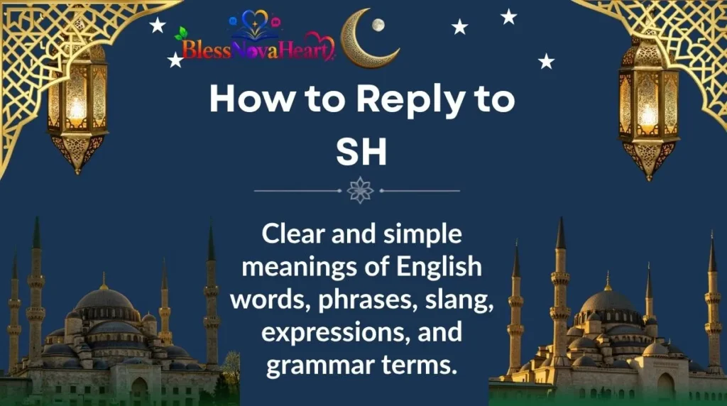How to Reply to SH