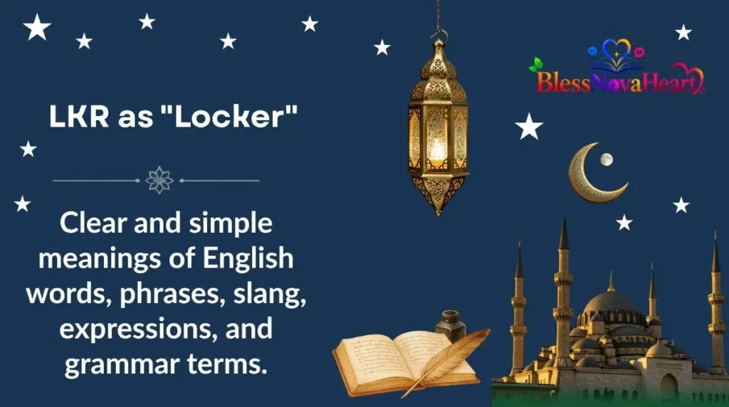 LKR as "Locker"
