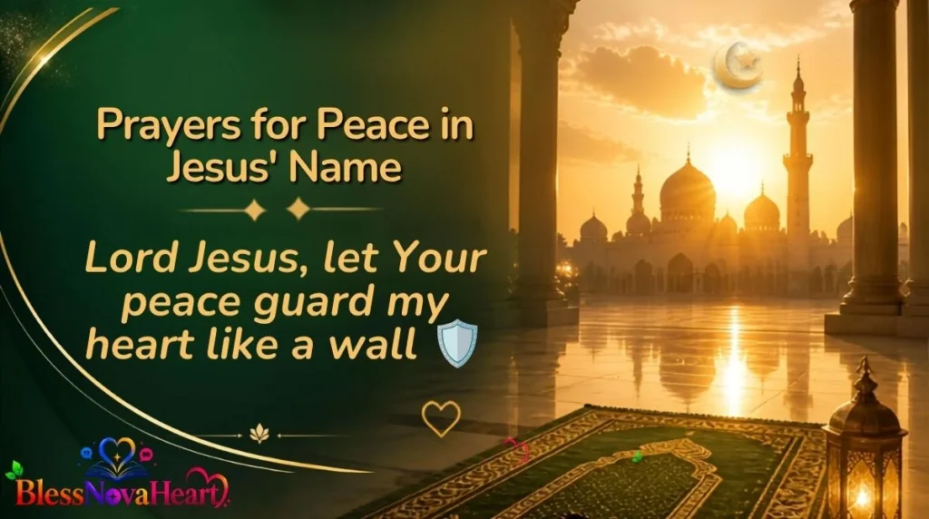 Prayers for Peace in Jesus' Name