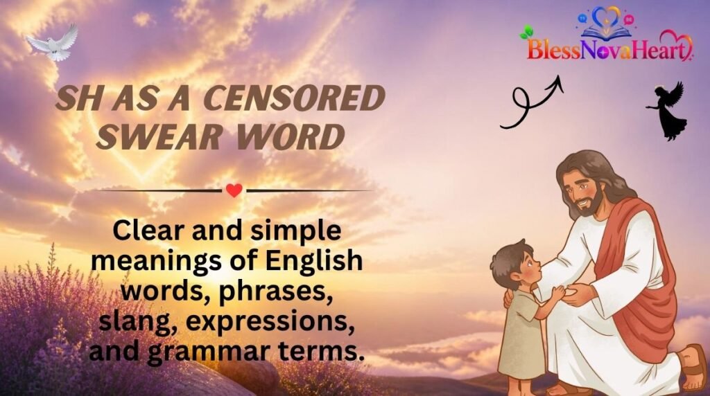 SH as a Censored Swear Word