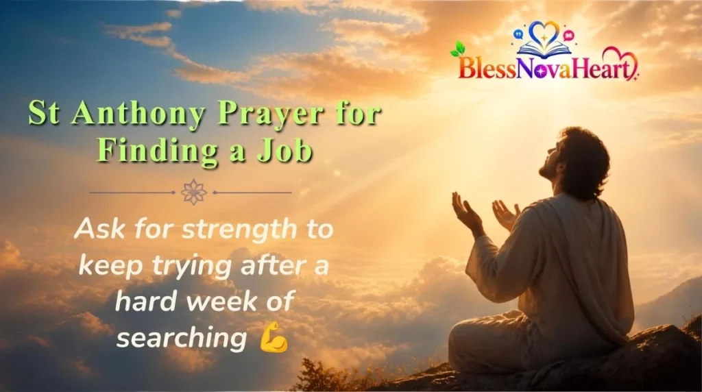 St Anthony Prayer for Finding a Job