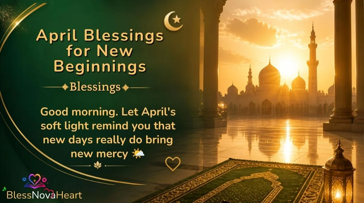 April Blessings for New Beginnings