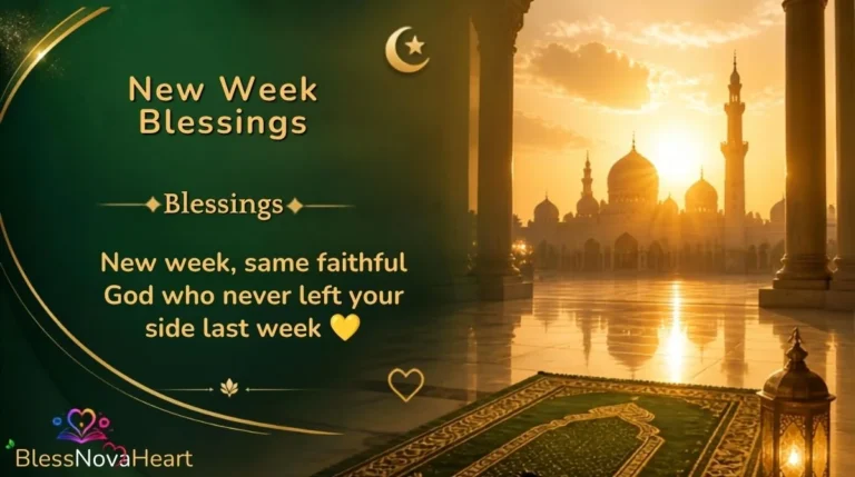 New Week Blessings: