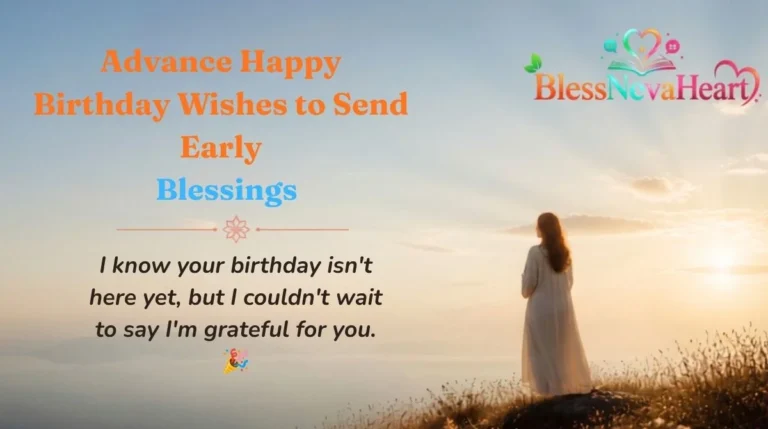 Advance Happy Birthday Wishes to Send Early