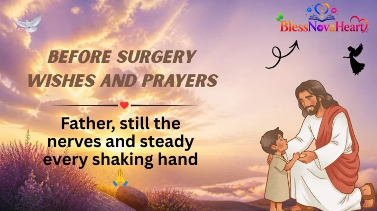 Before Surgery Wishes and Prayers