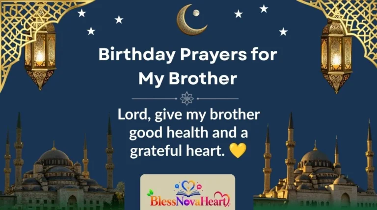 Birthday Prayers for My Brother