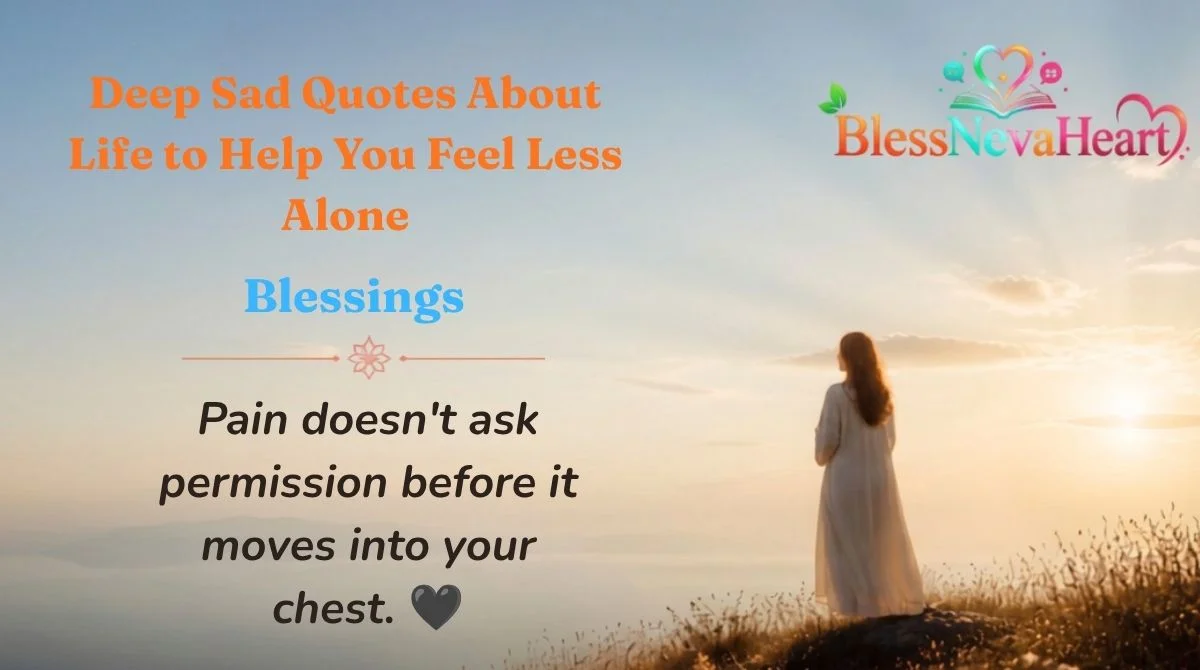 Deep Sad Quotes About Life to Help You Feel Less Alone