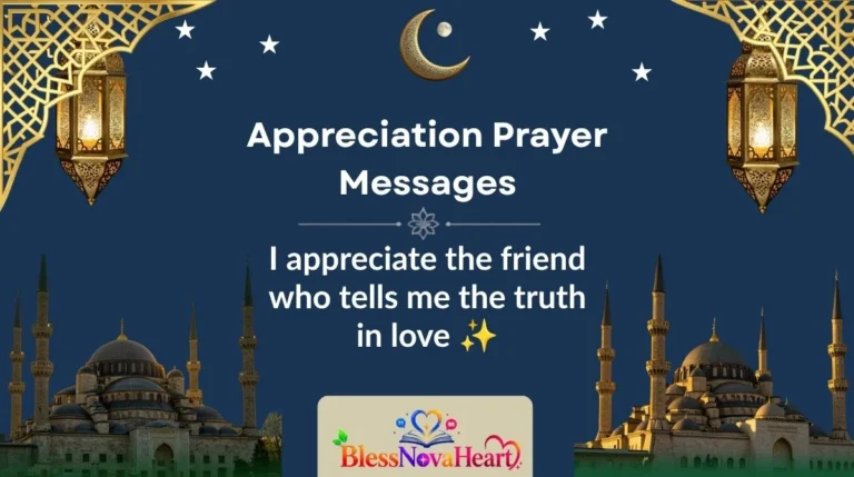 Appreciation Prayer Messages