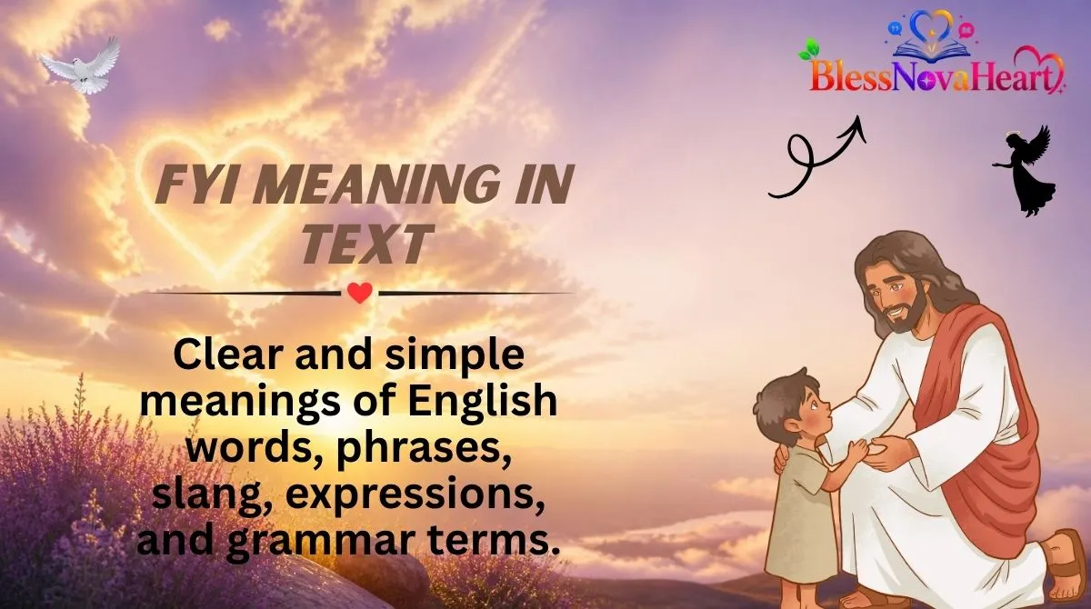 FYI Meaning in Text