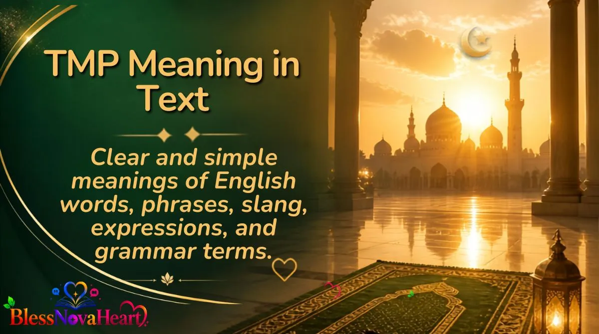 TMP Meaning in Text